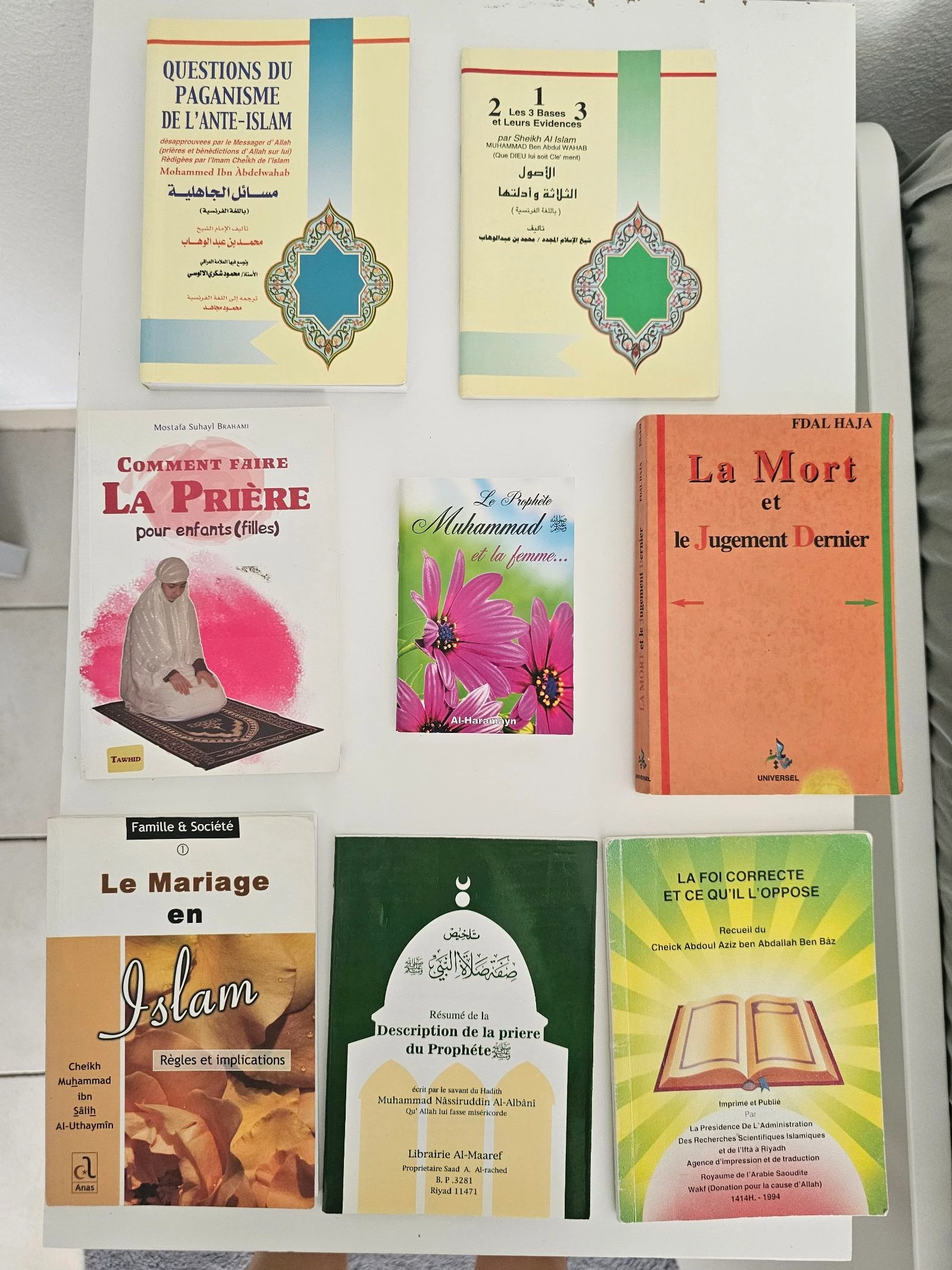 8 livres islam 